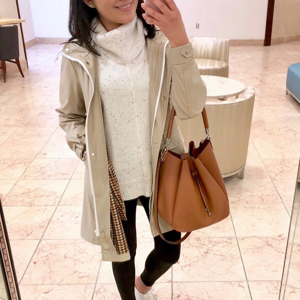 Zara Bucket Bag With Topstitched Handle